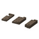 LCN 2030-416 695 Wood Clip Set, Dark Bronze