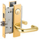 Schlage L9456P 03L 605 Corridor Mortise Lock with Deadbolt