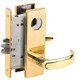 Schlage L9080L 17N 605 Storeroom Mortise Lock