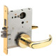Schlage L9480L 17A 605 Storeroom Mortise Lock with Deadbolt
