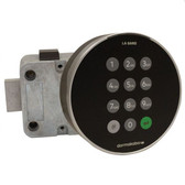 dormakaba LaGard 700 Basic Series Deadbolt with Satin Chrome Serviceable Keypad Lock Package; Drilled & Tapped Metric Bolt