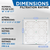Glasfloss 18x18x1 MERV 10 HVAC Air Filters.  12 Pack