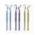 CM7 No. 4 Double-Sided 1X/2X Hydrophobic (Water-repellent) Mirror + Endo Gauge (Mixed Colors) (3-pack)