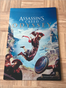 Metal print comes from the Officially Licensed art from Assassins Creed's new title Odyssey by Ubisoft.