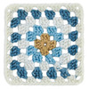 All In One Granny Square-Aran-Soft Sky  