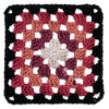 All In One Granny Square-Black-Carnation Code