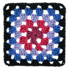 All In One Granny Square-Black-Hyper Violet