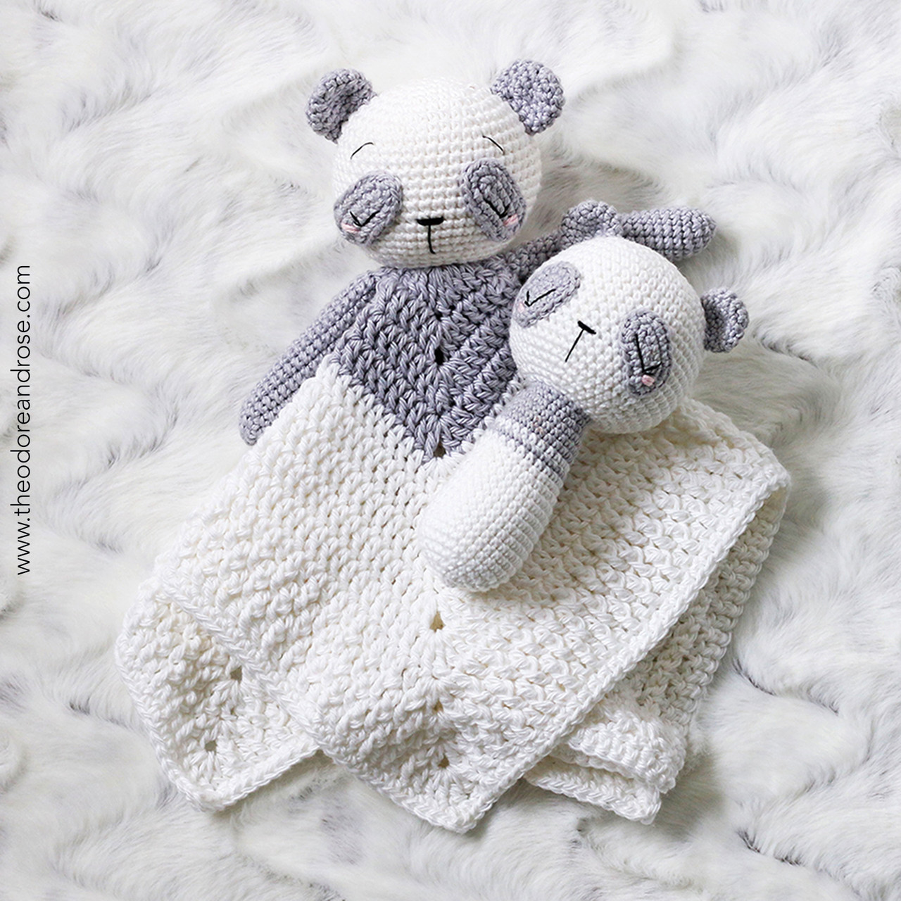 panda comforter baby