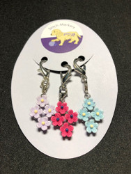 Stitch Markers-Flowers