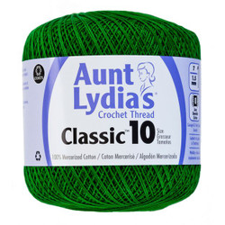 Aunt Lydia Crochet Cotton Size 10-Myrtle Green