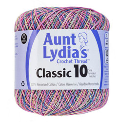 Aunt Lydia Crochet Cotton Size 10-Pastels