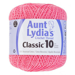 Aunt Lydia Crochet Cotton Size 10-French Rose