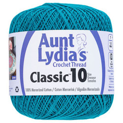 Aunt Lydia Crochet Cotton Size 10-Peacock