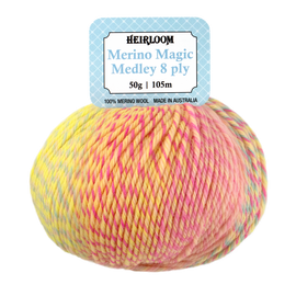Merino Magic Medley 8ply-Sugar Rush