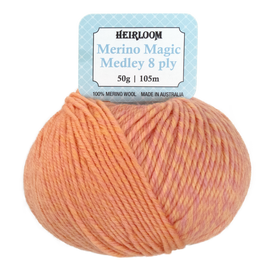 Merino Magic Medley 8ply-Daphne Blossom