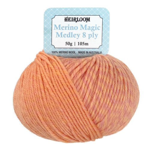 Merino Magic Medley 8ply-Daphne Blossom