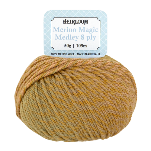 Merino Magic Medley 8ply-Patina