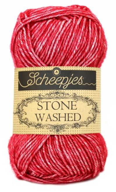 Scheepjes Stone Washed-Red Jasper 807
