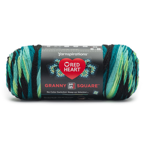 Red Heart All In One Granny Square Yarn (250g/8.8oz)