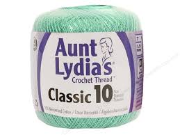 Aunt Lydia's Crochet Thread Classic 10 In Cardinal Red, 2 Pack