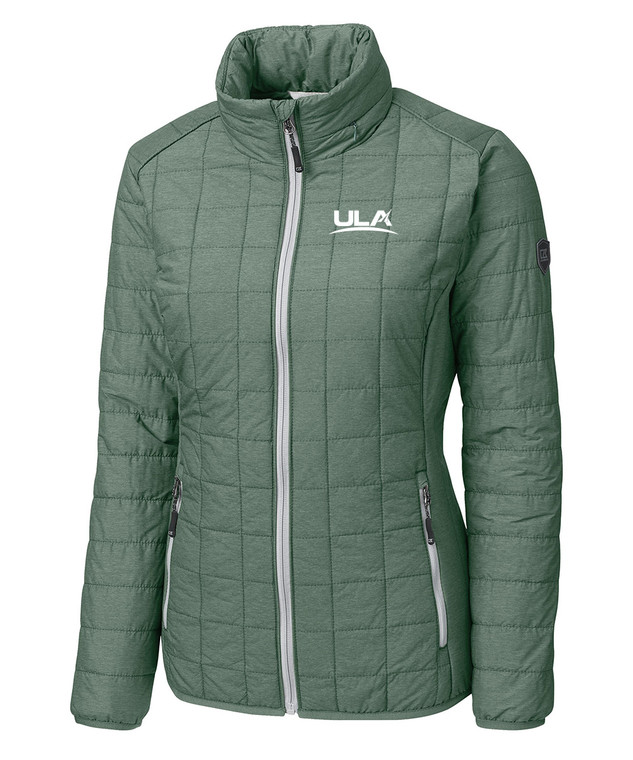 Cutter & Buck Ladies Rainier PrimaLoft Eco Insulated Full Zip Puffer Jacket