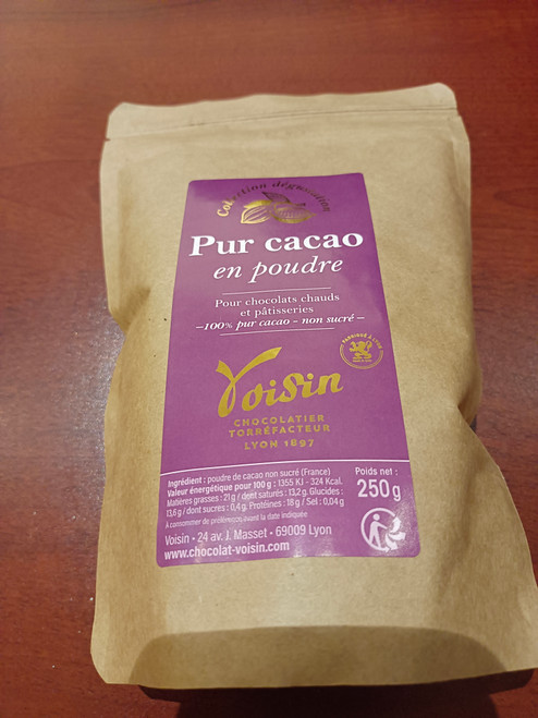 Sachet Pur Cacao  Voisin 250 grs
