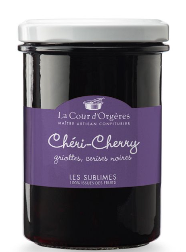 Confiture Chéri-Cherry - 100% Issue des fruits Cour d'Orgères 230 grs