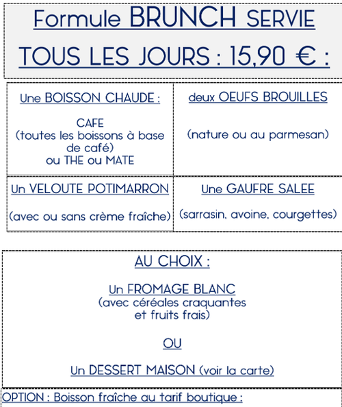 Formule BRUNCH