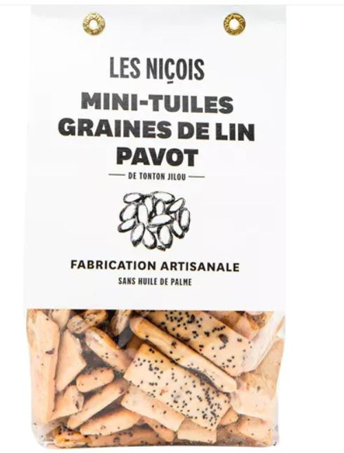 Mini-tuiles graines de lin pavot de Tonton Jilou (200g)