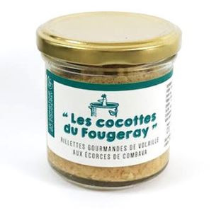 Rillettes de volaille aux écorces de combava (Le Comptoir du Fougeray)