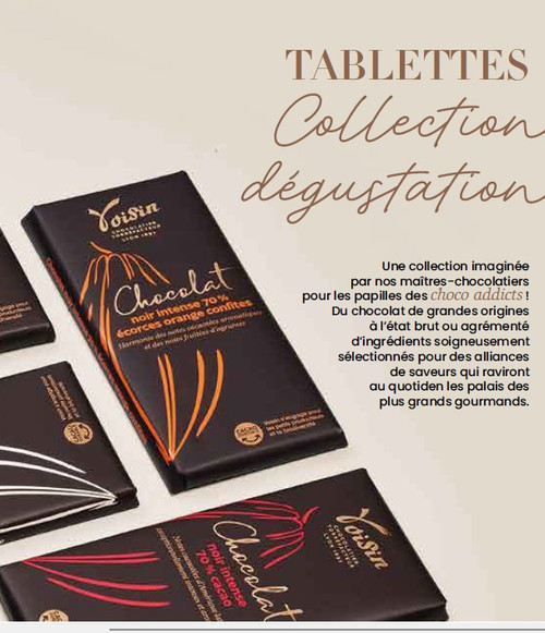 CHOC VOISIN TABLETTE NOIR ECLATS NOUGATINE