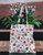 TOTE BAG RETRO FLEURS POKOU