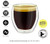 Verre à double paroi expresso CREANO "volumineux" | 100ml - lot de 2
