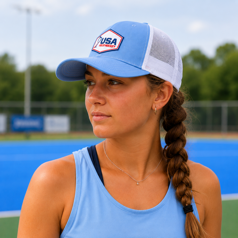 USA Field Hockey Mesh Back Trucker Hat