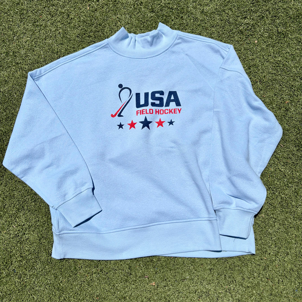 USA Field Hockey Mock Neck Crew