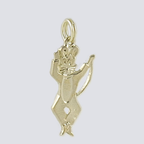 Small Mouse Charm - Nutcracker Dance Jewelry Gold Collection