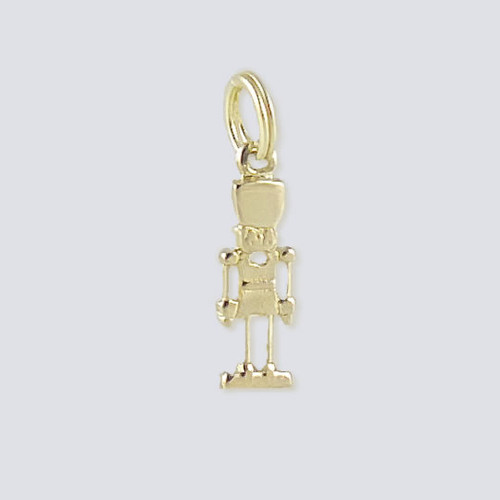 Petit Nutcracker Charm - Nutcracker Dance Jewelry Gold Collection