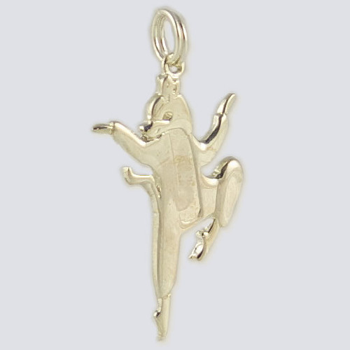 Large Mouse Charm - Nutcracker Dance Jewelry Gold Collection