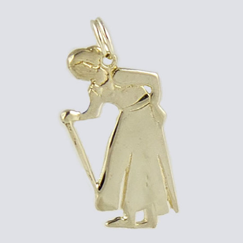 Grandmother Charm - Nutcracker Dance Jewelry Gold Collection