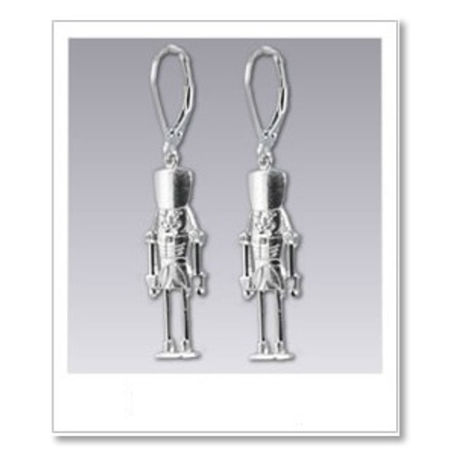 Nutcracker Earrings - Silver