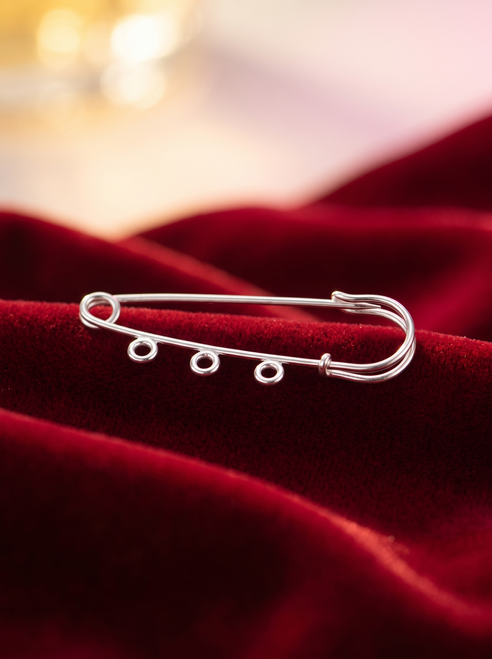 Tone 3-Bragging Pin - Silver