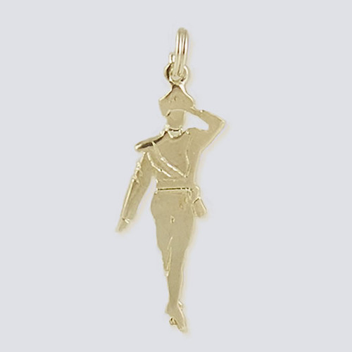 Toy Soldier Charm - Nutcracker Dance Jewelry Gold Collection