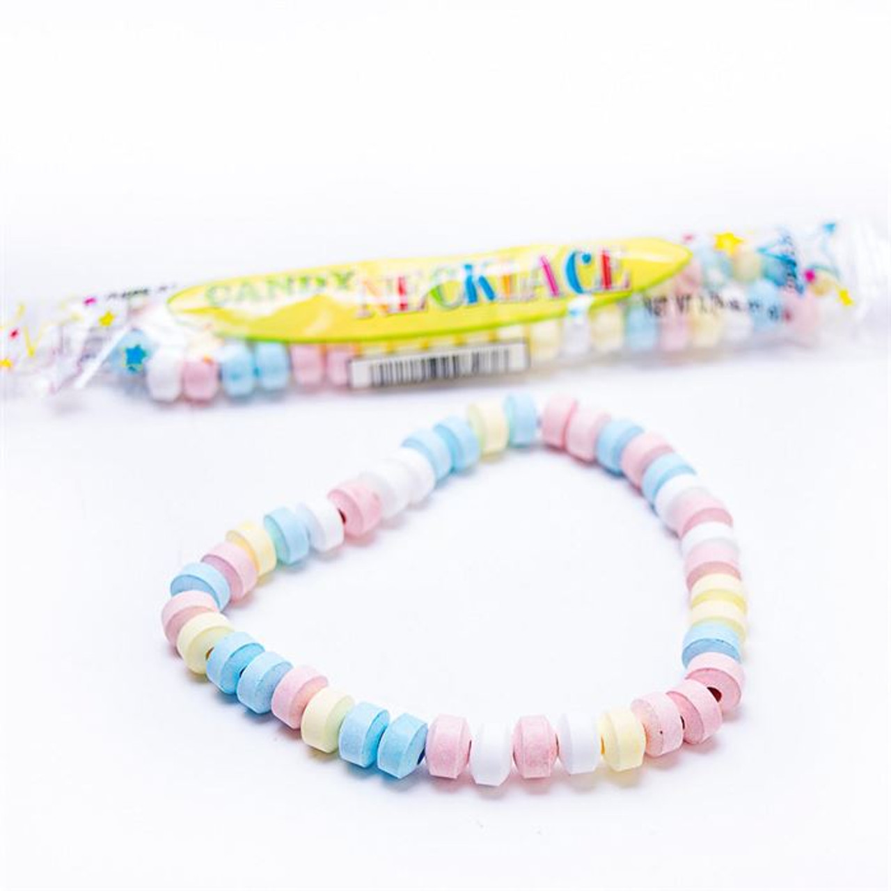 36 Individually Wrapped Candy Necklaces, Choker Style | Bulk Candy  Individually Wrapped | Nostalgic Candy Jewelry | Pastel Necklace Candy Tub,  By