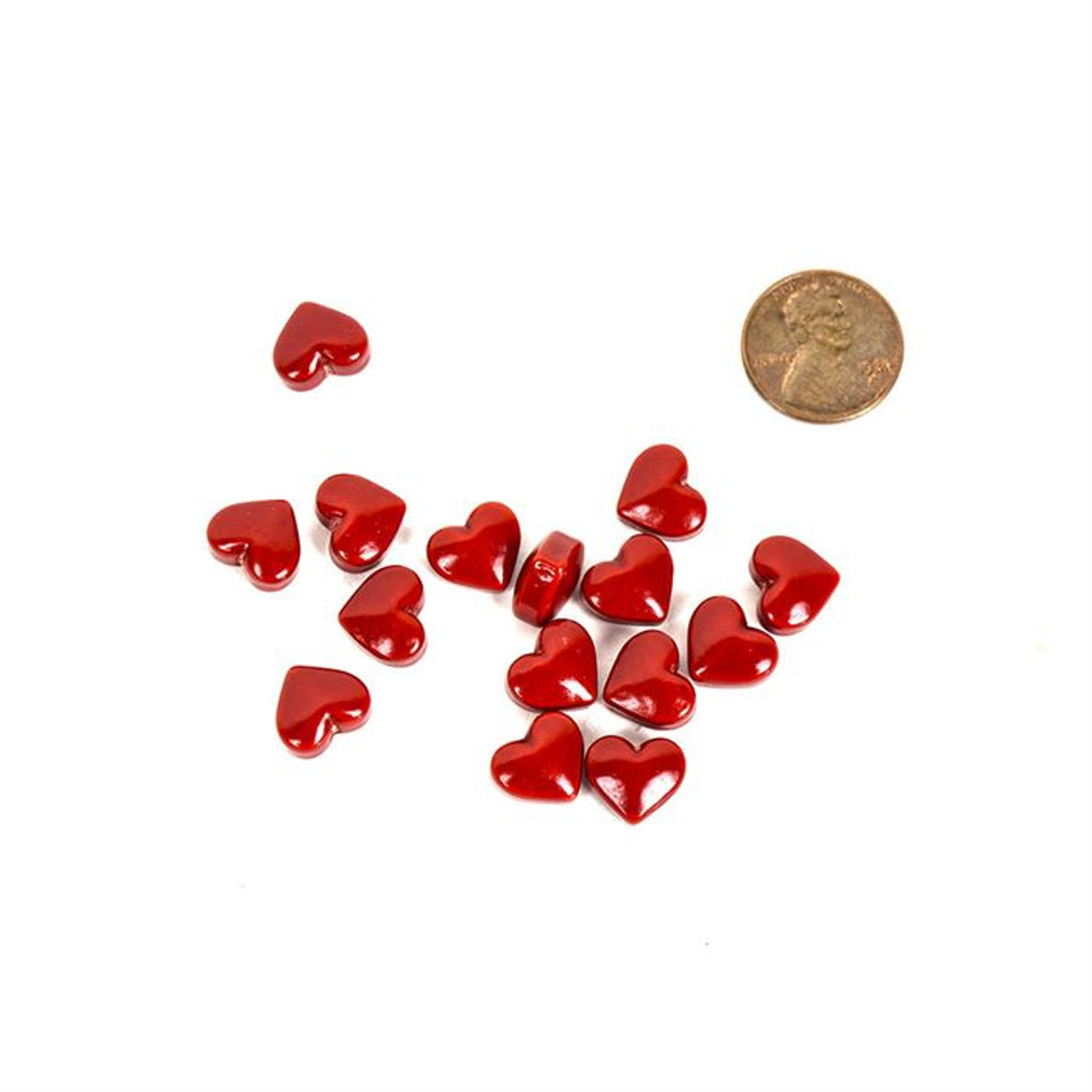 Red Candy Hearts Cinnamon - 2.5 lb Bag