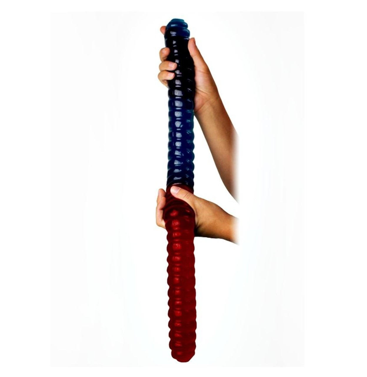 Worlds Largest Gummy Worm™ Blue Raspberry And Cherry 3 Lb Each 5379