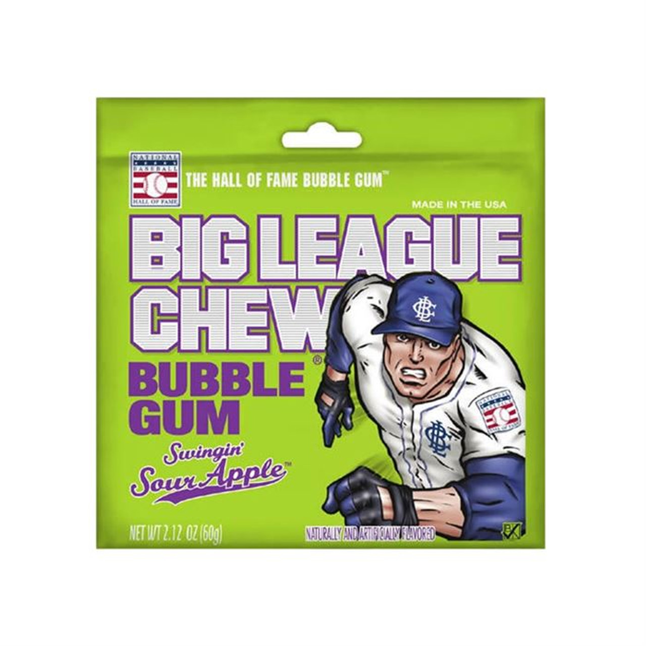 Big League Chew Bubble Gum Strawberry / 2.12 Ounce