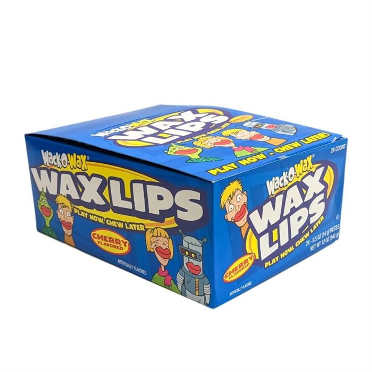 Wack-O Wax Assortment of Lips, Fangs, and Mustache 24 Pack - candy store