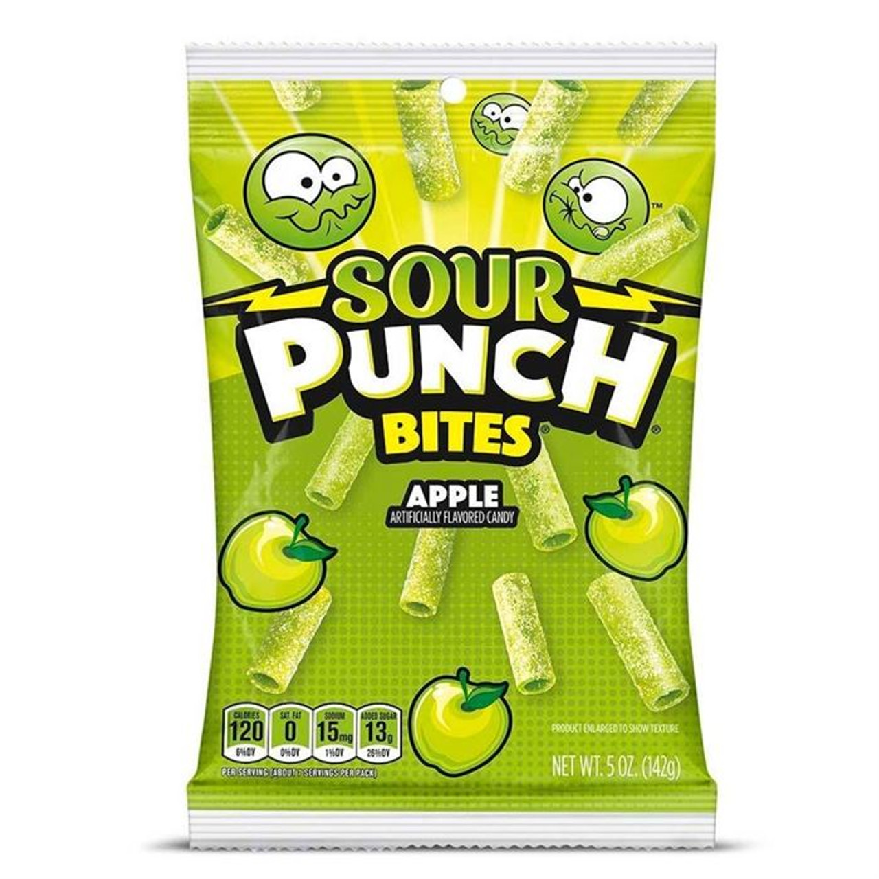 SOUR PUNCH Bites Candy Assorted Flavors, 5oz Bag