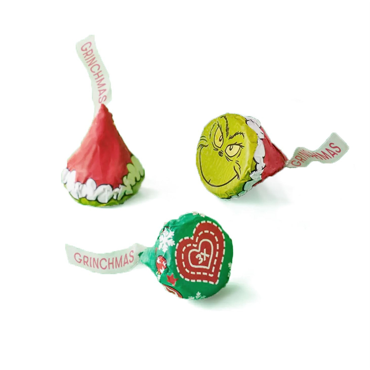  Hershey's Kisses Grinch 2 Lb, Chocolate Treats, Great for  Wedding, Easter, Christmas, Halloween, Movies