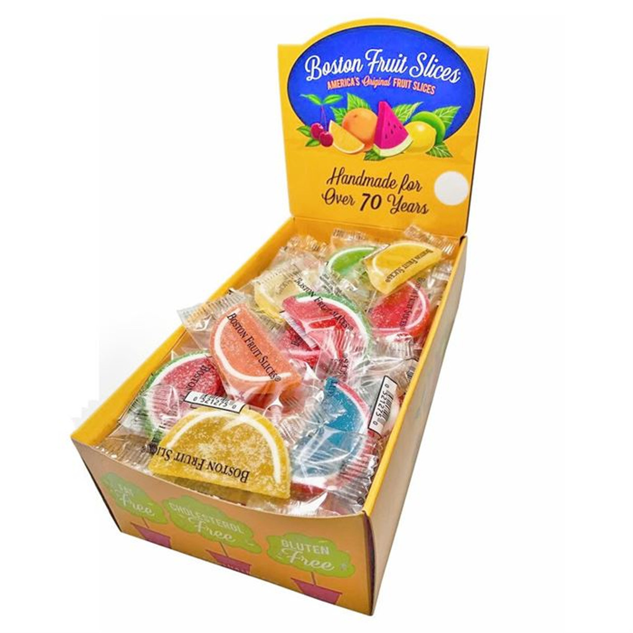 Boston Fruit Slices - Wrapped - 60 Count Box - Bulk Candy Store